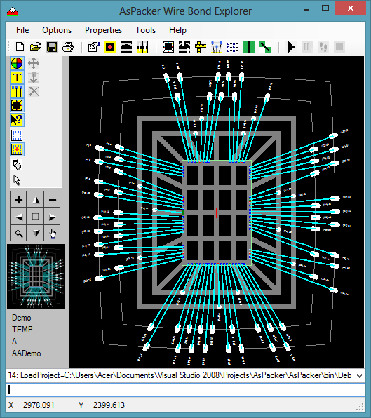 AsPacker Wire Bond Explorer